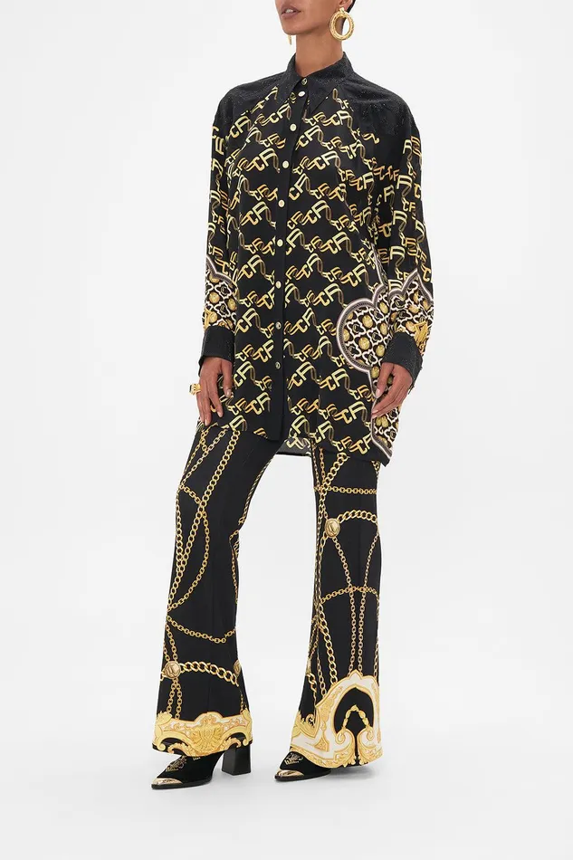 Camilla Blouses and Shirts Long Line Shirt With Yoke And Button Detail Tether Me Not 8211 Womens Camilla Blouses and Shirts Long Line Shirt With Yoke And Button Detail Tether Me Not 8211 Womens