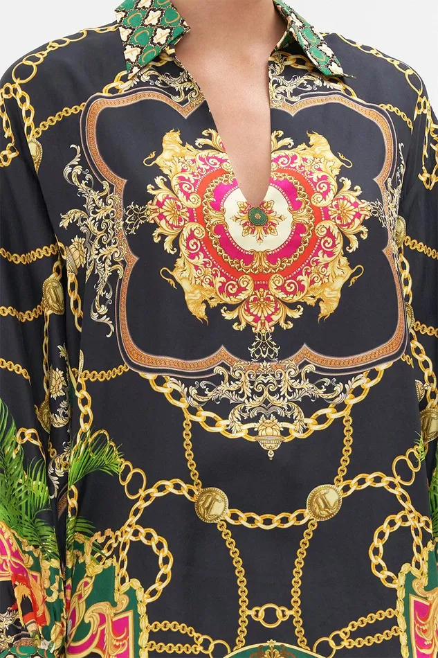 Camilla Blouses and Shirts Vneck Blouse With Collar Jealousy And Jewels 8211 Womens Camilla Blouses and Shirts Vneck Blouse With Collar Jealousy And Jewels 8211 Womens