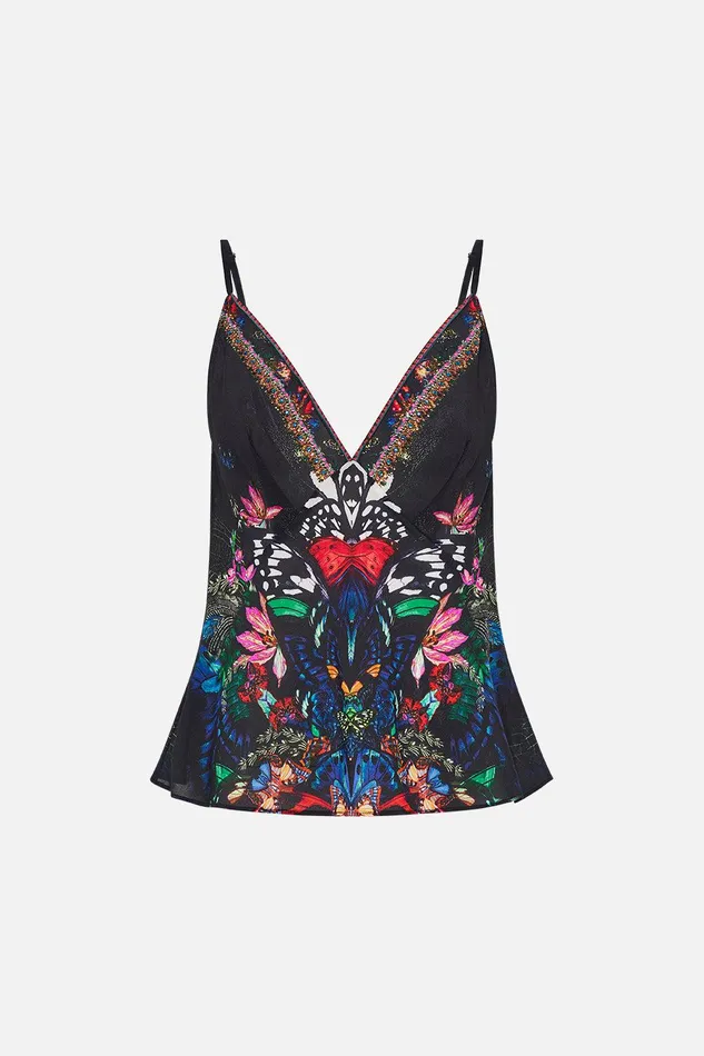 Camilla Cami Tops V Neck Cami Flutter By 8211 Womens Camilla Cami Tops V Neck Cami Flutter By 8211 Womens