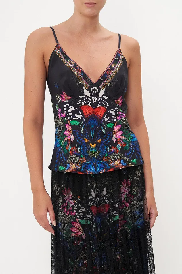 Camilla Cami Tops V Neck Cami Flutter By 8211 Womens Camilla Cami Tops V Neck Cami Flutter By 8211 Womens