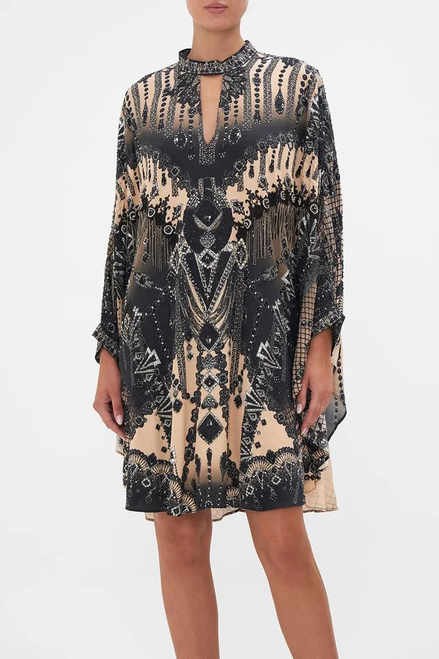 Camilla Kaftans Short Kaftan With High Neck Curtain Call Chaos 8211 Womens Camilla Kaftans Short Kaftan With High Neck Curtain Call Chaos 8211 Womens