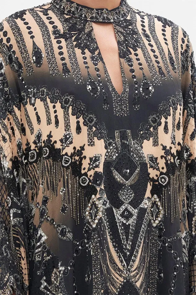 Camilla Kaftans Short Kaftan With High Neck Curtain Call Chaos 8211 Womens Camilla Kaftans Short Kaftan With High Neck Curtain Call Chaos 8211 Womens