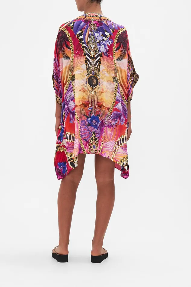 Camilla Kaftans Short Lace Up Kaftan Wild Loving 8211 Womens Camilla Kaftans Short Lace Up Kaftan Wild Loving 8211 Womens
