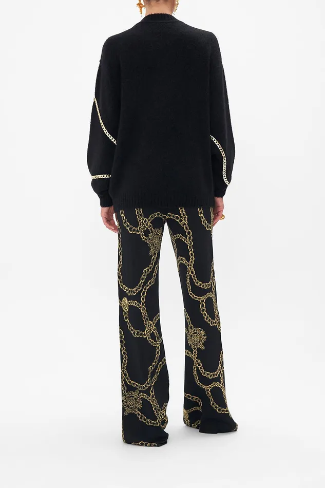 Camilla Knitwear Crew Neck Full Sleeve Jumper With Chains Tether Me Not 8211 Womens Camilla Knitwear Crew Neck Full Sleeve Jumper With Chains Tether Me Not 8211 Womens