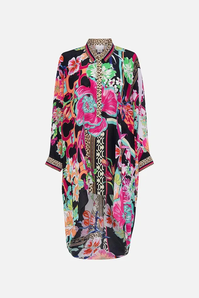 Camilla Long Sleeve Tops Button Up Top With Draped Back Printed Prima Vera 8211 Womens Camilla Long Sleeve Tops Button Up Top With Draped Back Printed Prima Vera 8211 Womens