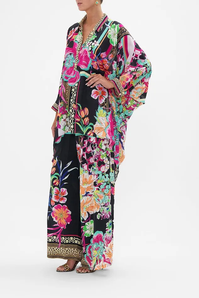 Camilla Long Sleeve Tops Button Up Top With Draped Back Printed Prima Vera 8211 Womens Camilla Long Sleeve Tops Button Up Top With Draped Back Printed Prima Vera 8211 Womens