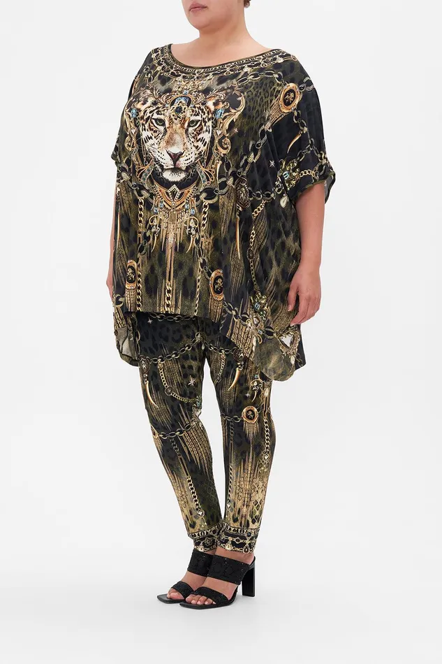 Camilla Loungewear Loose Fit Round Neck Tee 8211 All Over Print Lions Mane 8211 Womens Camilla Loungewear Loose Fit Round Neck Tee 8211 All Over Print Lions Mane 8211 Womens