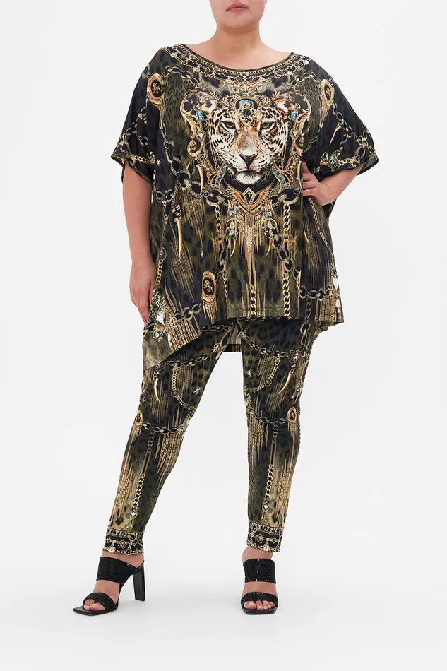 Camilla Loungewear Loose Fit Round Neck Tee 8211 All Over Print Lions Mane 8211 Womens Camilla Loungewear Loose Fit Round Neck Tee 8211 All Over Print Lions Mane 8211 Womens