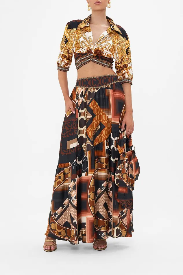Camilla Matching Sets Cropped Top With Tie Front Feeling Fresco 8211 Womens Camilla Matching Sets Cropped Top With Tie Front Feeling Fresco 8211 Womens