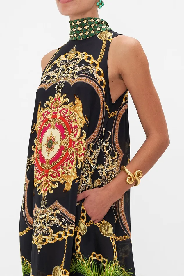 Camilla Maxi Dresses High Neck Dress With Back Neck Tie Jealousy And Jewels 8211 Womens Camilla Maxi Dresses High Neck Dress With Back Neck Tie Jealousy And Jewels 8211 Womens