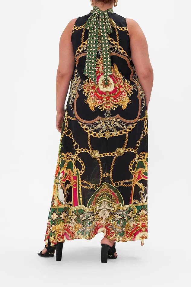 Camilla Maxi Dresses High Neck Dress With Back Neck Tie Jealousy And Jewels 8211 Womens Camilla Maxi Dresses High Neck Dress With Back Neck Tie Jealousy And Jewels 8211 Womens
