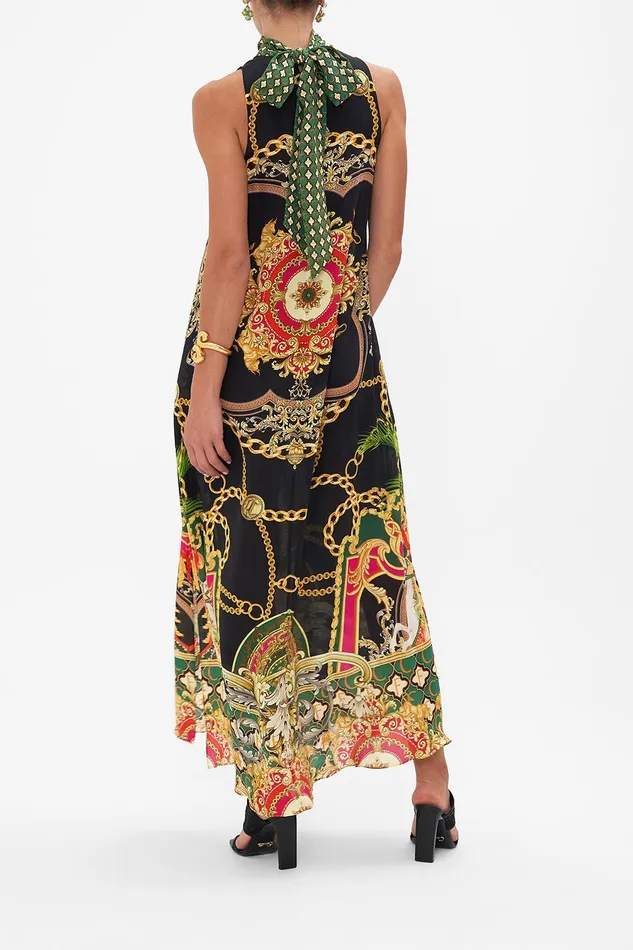 Camilla Maxi Dresses High Neck Dress With Back Neck Tie Jealousy And Jewels 8211 Womens Camilla Maxi Dresses High Neck Dress With Back Neck Tie Jealousy And Jewels 8211 Womens