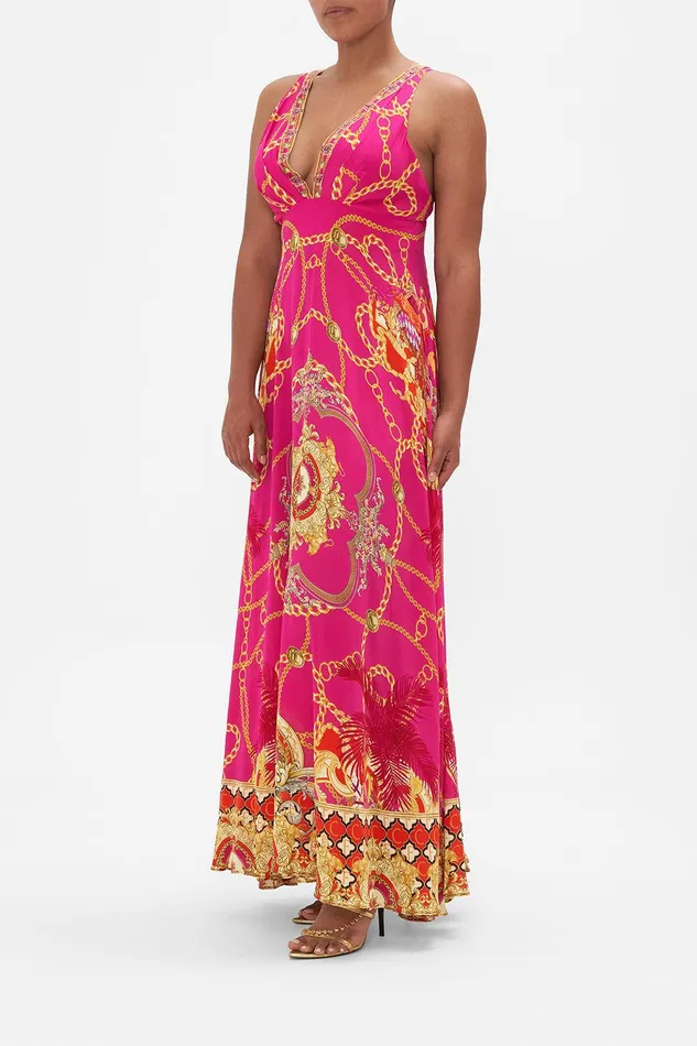 Camilla Maxi Dresses Plunge Neck Maxi Dress Wild And Running 8211 Womens Camilla Maxi Dresses Plunge Neck Maxi Dress Wild And Running 8211 Womens