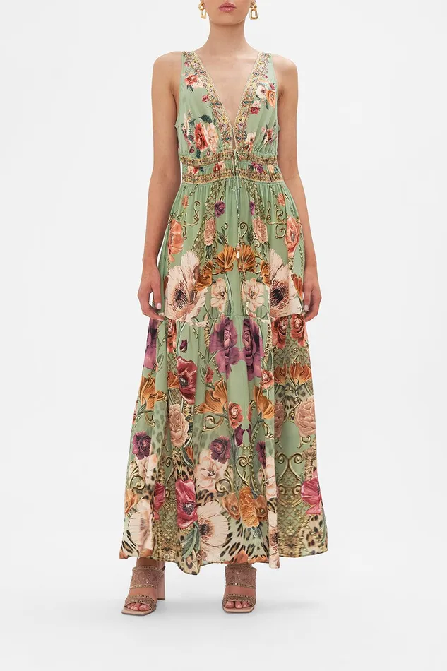 Camilla Maxi Dresses Shirred Waist Detail Long Dress Grow And Glow 8211 Womens Camilla Maxi Dresses Shirred Waist Detail Long Dress Grow And Glow 8211 Womens