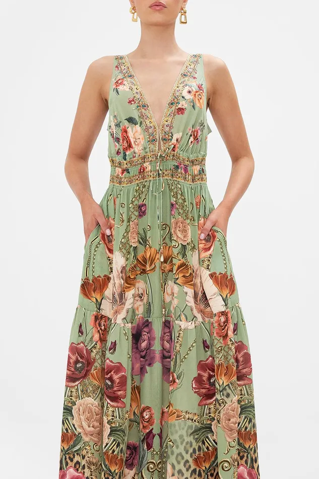 Camilla Maxi Dresses Shirred Waist Detail Long Dress Grow And Glow 8211 Womens Camilla Maxi Dresses Shirred Waist Detail Long Dress Grow And Glow 8211 Womens