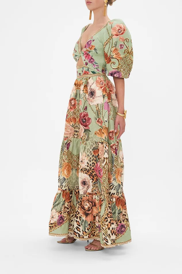 Camilla Maxi Dresses Tiered Puff Sleeve Dress Grow And Glow 8211 Womens Camilla Maxi Dresses Tiered Puff Sleeve Dress Grow And Glow 8211 Womens