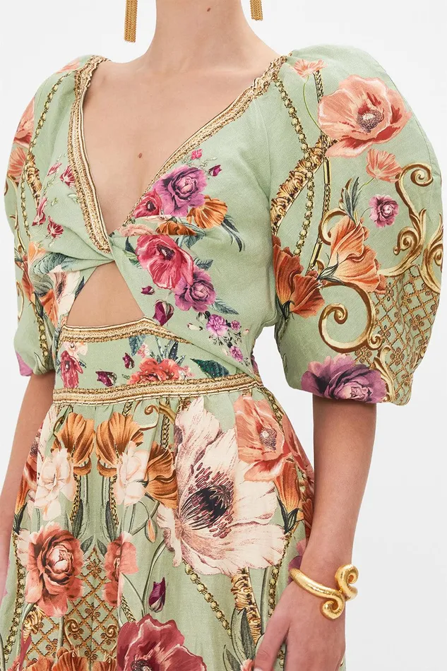 Camilla Maxi Dresses Tiered Puff Sleeve Dress Grow And Glow 8211 Womens Camilla Maxi Dresses Tiered Puff Sleeve Dress Grow And Glow 8211 Womens