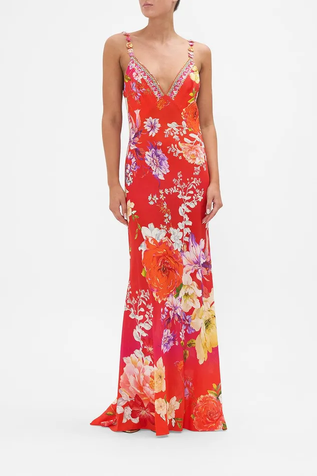 Camilla Maxi Dresses V Neck Full Length Bias Slip Dress Kiss And Tell 8211 Womens Camilla Maxi Dresses V Neck Full Length Bias Slip Dress Kiss And Tell 8211 Womens