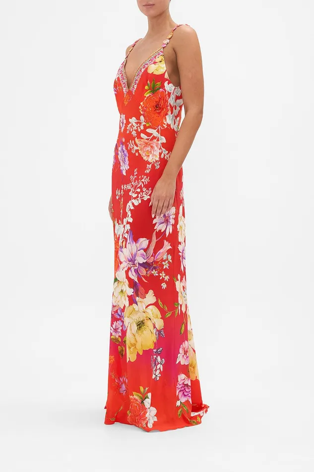 Camilla Maxi Dresses V Neck Full Length Bias Slip Dress Kiss And Tell 8211 Womens Camilla Maxi Dresses V Neck Full Length Bias Slip Dress Kiss And Tell 8211 Womens