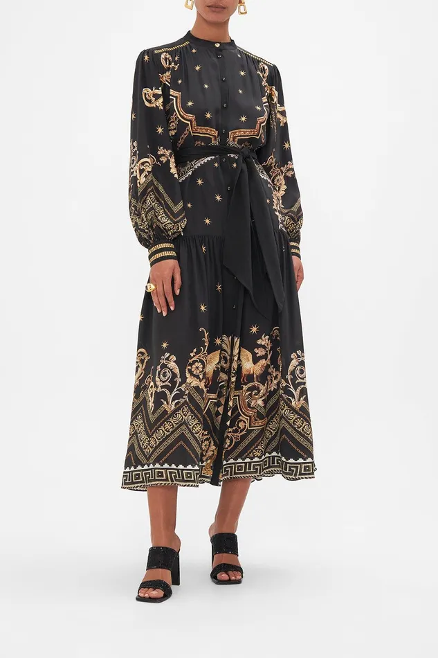 Camilla Midi Dresses Button Through Dress With Yoke Duomo Dynasty 8211 Womens Camilla Midi Dresses Button Through Dress With Yoke Duomo Dynasty 8211 Womens