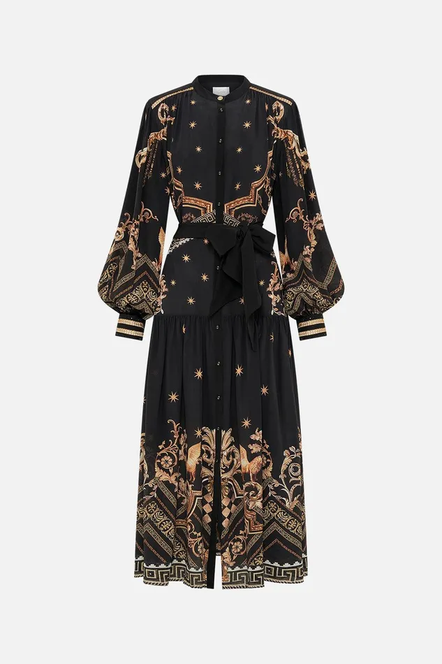 Camilla Midi Dresses Button Through Dress With Yoke Duomo Dynasty 8211 Womens Camilla Midi Dresses Button Through Dress With Yoke Duomo Dynasty 8211 Womens