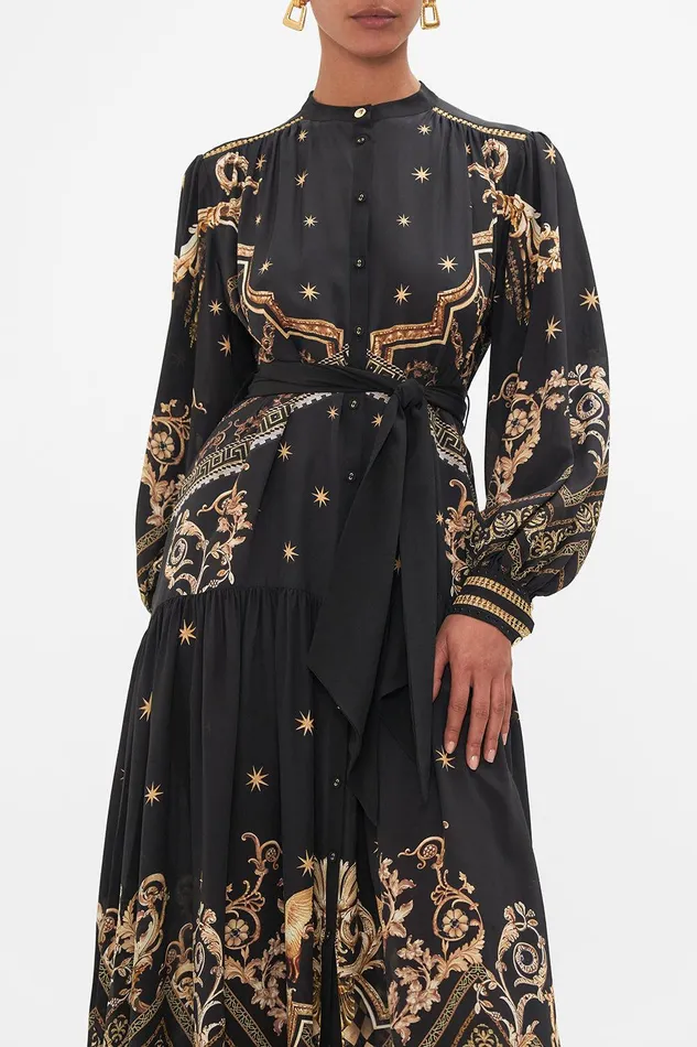 Camilla Midi Dresses Button Through Dress With Yoke Duomo Dynasty 8211 Womens Camilla Midi Dresses Button Through Dress With Yoke Duomo Dynasty 8211 Womens