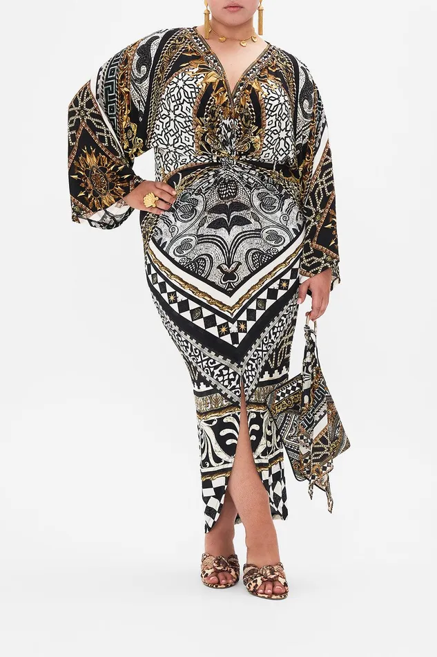 Camilla Midi Dresses Long Split Front Twist Dress Look Up Tesoro 8211 Womens Camilla Midi Dresses Long Split Front Twist Dress Look Up Tesoro 8211 Womens
