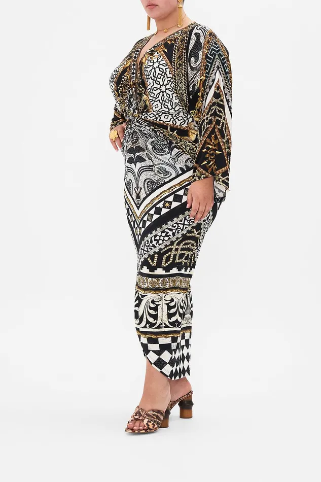 Camilla Midi Dresses Long Split Front Twist Dress Look Up Tesoro 8211 Womens Camilla Midi Dresses Long Split Front Twist Dress Look Up Tesoro 8211 Womens