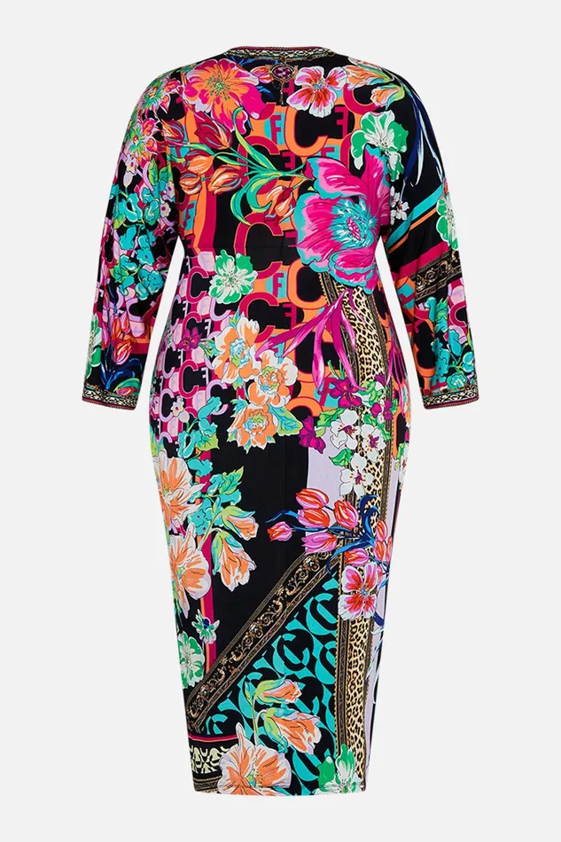 Camilla Midi Dresses Long Split Front Twist Dress Printed Prima Vera 8211 Womens Camilla Midi Dresses Long Split Front Twist Dress Printed Prima Vera 8211 Womens