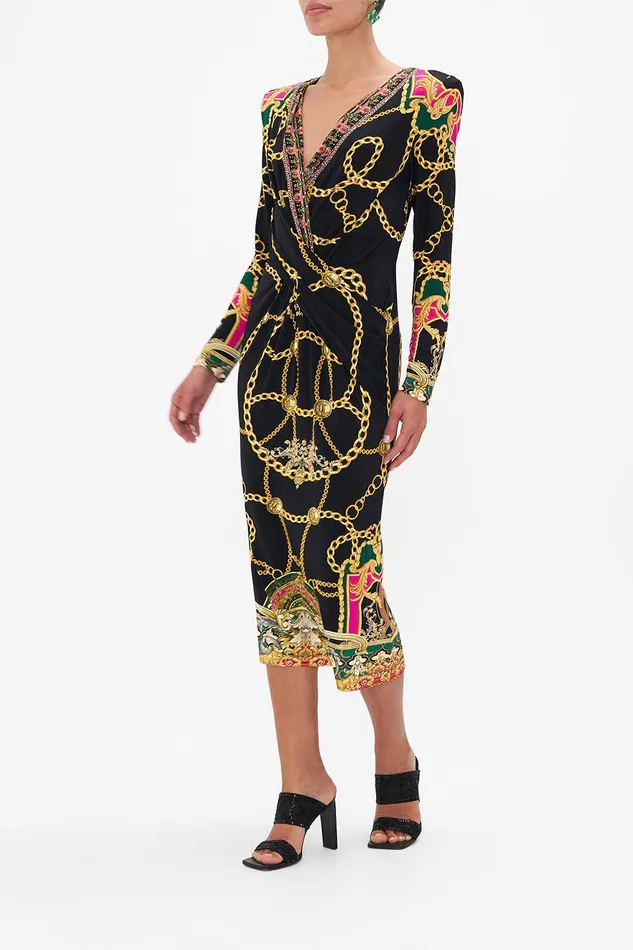 Camilla Midi Dresses Vneck Midi Cross Front Dress Jealousy And Jewels 8211 Womens Camilla Midi Dresses Vneck Midi Cross Front Dress Jealousy And Jewels 8211 Womens
