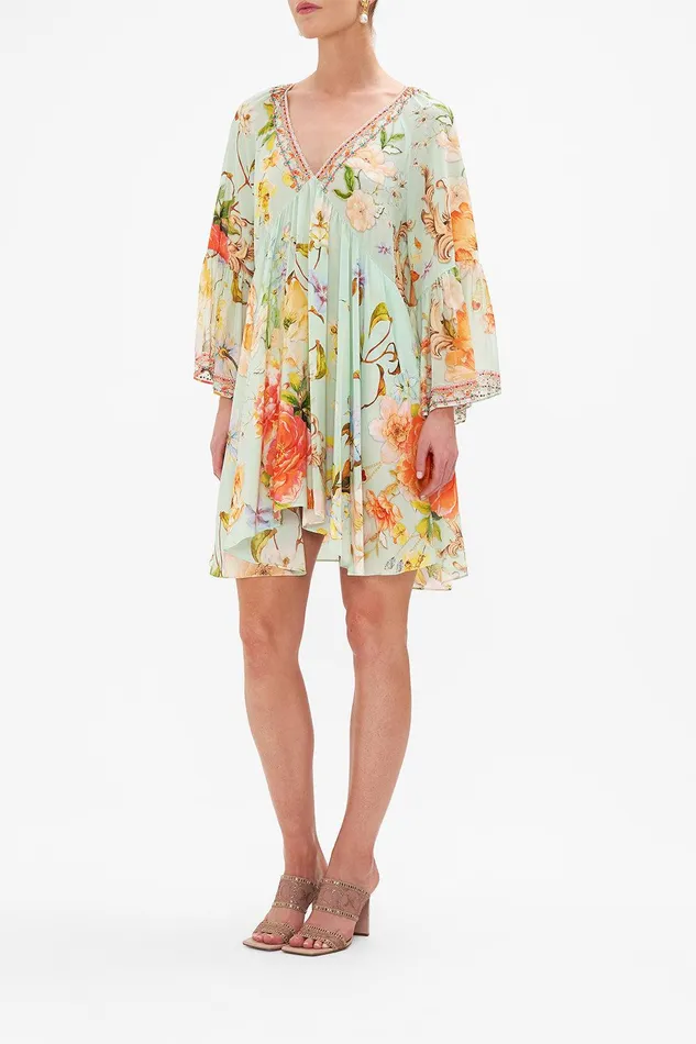 Camilla Mini Dresses Aline Ruffle Sleeve Dress Talk The Walk 8211 Womens Camilla Mini Dresses Aline Ruffle Sleeve Dress Talk The Walk 8211 Womens
