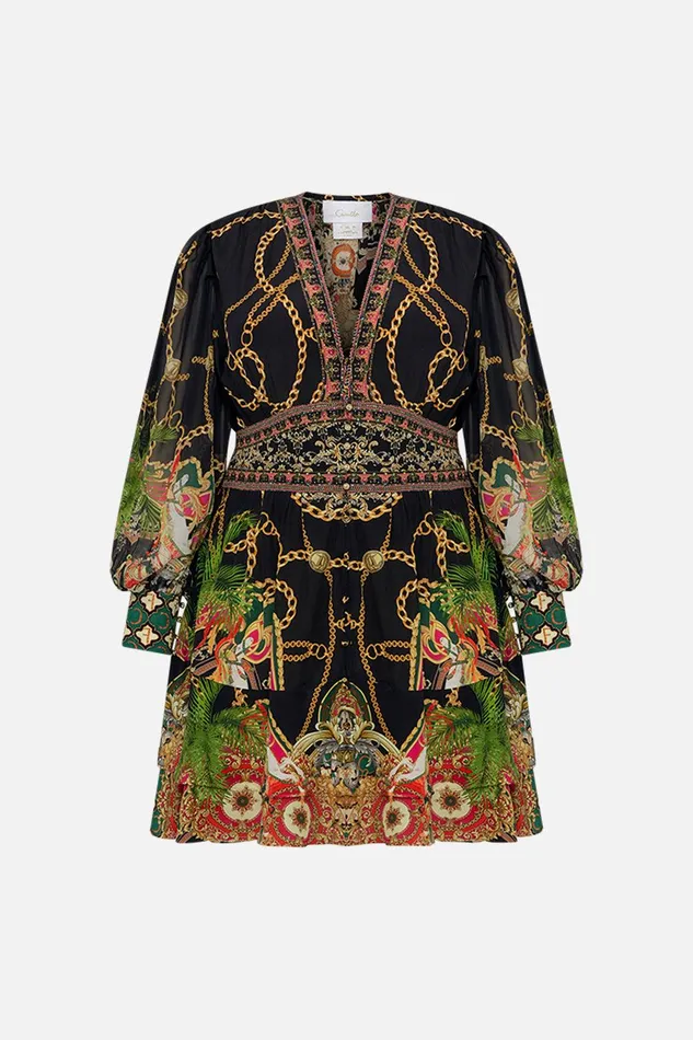 Camilla Mini Dresses Button Front Frill Dress Jealousy And Jewels 8211 Womens Camilla Mini Dresses Button Front Frill Dress Jealousy And Jewels 8211 Womens