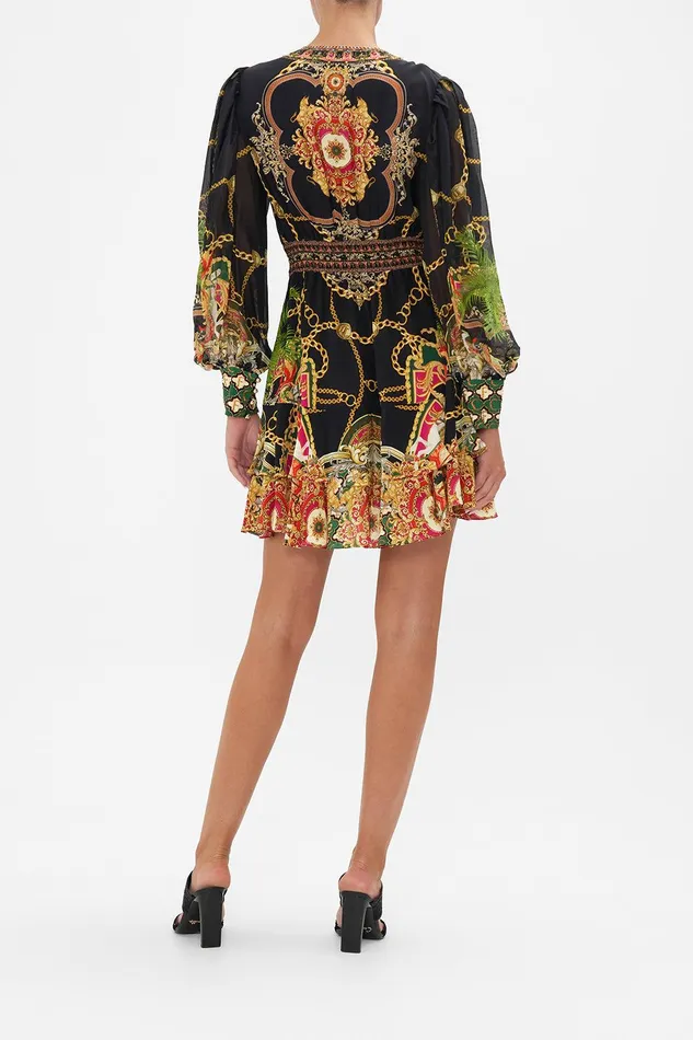 Camilla Mini Dresses Button Front Frill Dress Jealousy And Jewels 8211 Womens Camilla Mini Dresses Button Front Frill Dress Jealousy And Jewels 8211 Womens