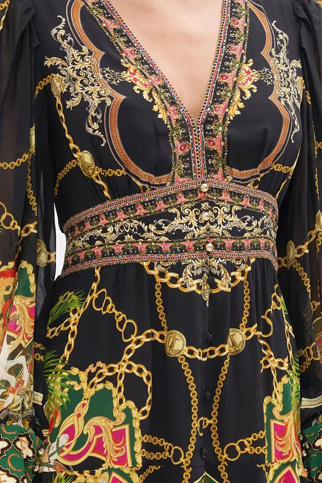 Camilla Mini Dresses Button Front Frill Dress Jealousy And Jewels 8211 Womens Camilla Mini Dresses Button Front Frill Dress Jealousy And Jewels 8211 Womens