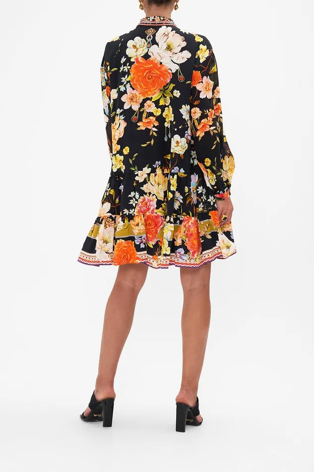 Camilla Mini Dresses Tiered Shirt Dress Secret History 8211 Womens Camilla Mini Dresses Tiered Shirt Dress Secret History 8211 Womens