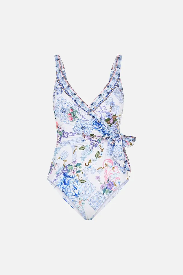 Camilla One Pieces Wrap Tie One Piece Paint Me Positano 8211 Womens Camilla One Pieces Wrap Tie One Piece Paint Me Positano 8211 Womens