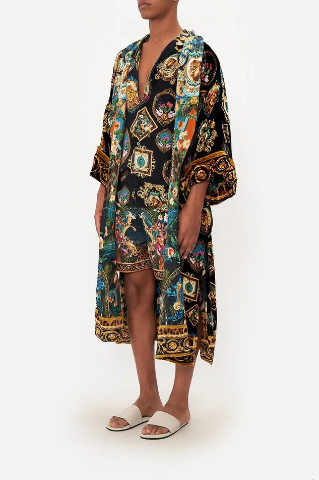 Camilla Outerwear Long Line Reversible Robe Fearless Felis 8211 Mens Camilla Outerwear Long Line Reversible Robe Fearless Felis 8211 Mens