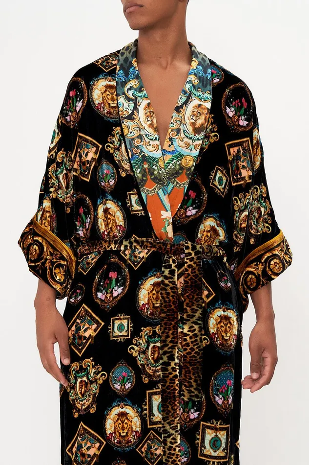 Camilla Outerwear Long Line Reversible Robe Fearless Felis 8211 Mens Camilla Outerwear Long Line Reversible Robe Fearless Felis 8211 Mens