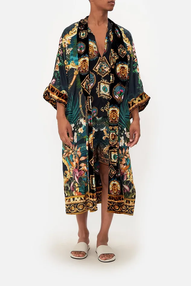 Camilla Outerwear Long Line Reversible Robe Fearless Felis 8211 Mens Camilla Outerwear Long Line Reversible Robe Fearless Felis 8211 Mens