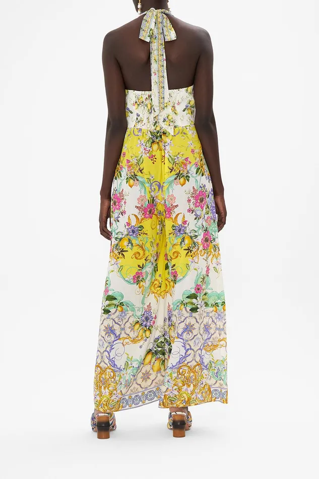 Camilla Playsuits and Jumpsuits Halterneck Jumpsuit With Tie Neck Caterina Spritz 8211 Womens Camilla Playsuits and Jumpsuits Halterneck Jumpsuit With Tie Neck Caterina Spritz 8211 Womens