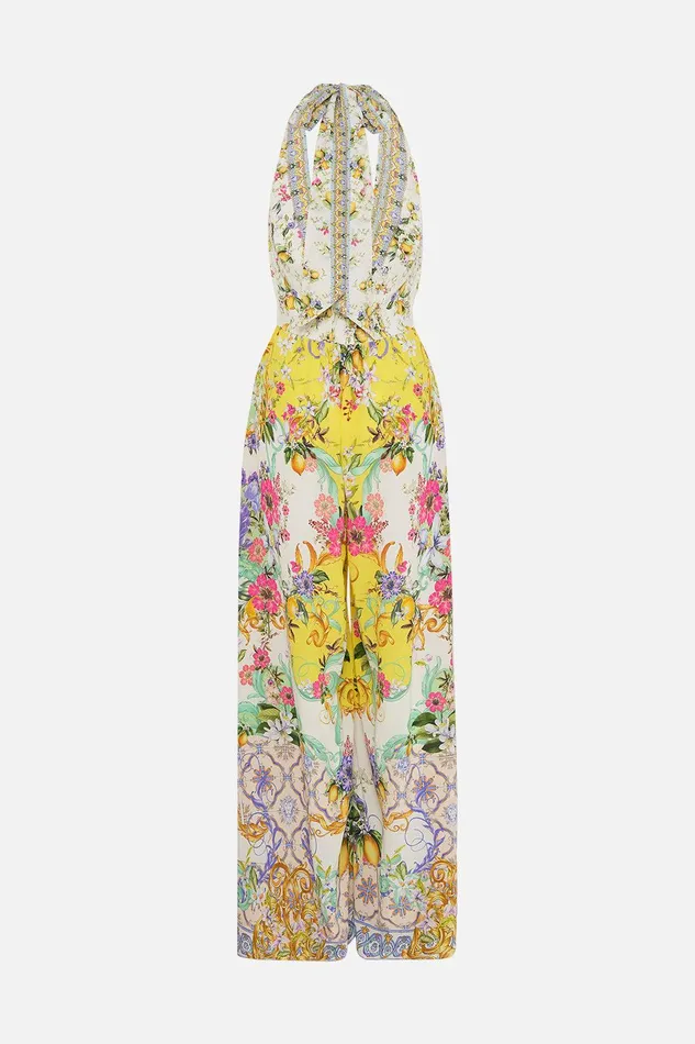 Camilla Playsuits and Jumpsuits Halterneck Jumpsuit With Tie Neck Caterina Spritz 8211 Womens Camilla Playsuits and Jumpsuits Halterneck Jumpsuit With Tie Neck Caterina Spritz 8211 Womens