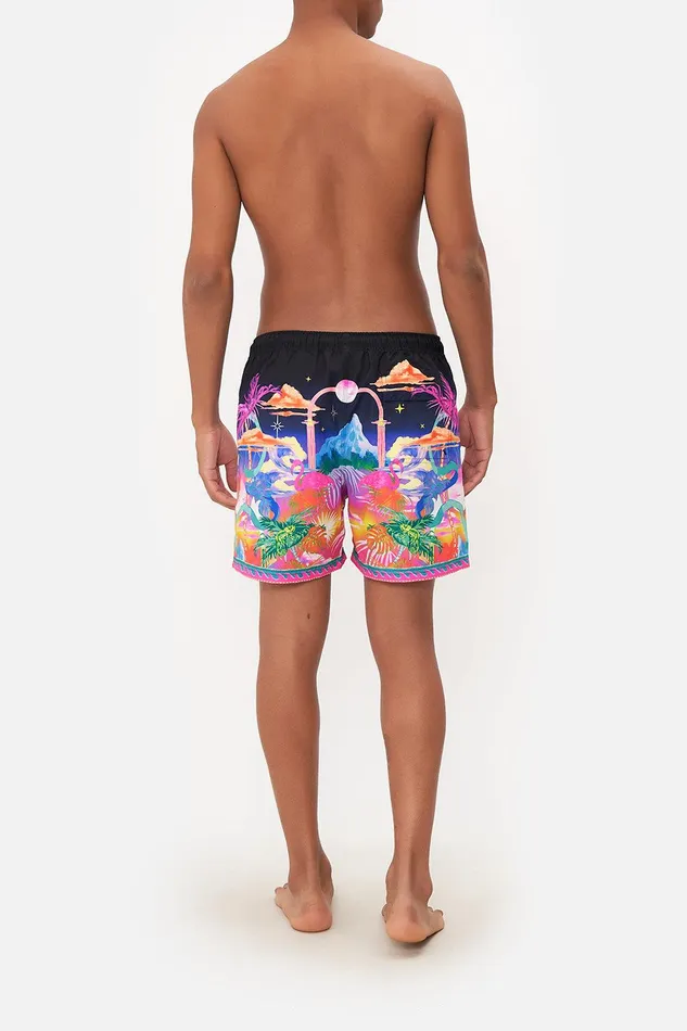Camilla Sale Mens Elastic Waist Boardshort Flight Of The Flamingo 8211 Mens Camilla Sale Mens Elastic Waist Boardshort Flight Of The Flamingo 8211 Mens