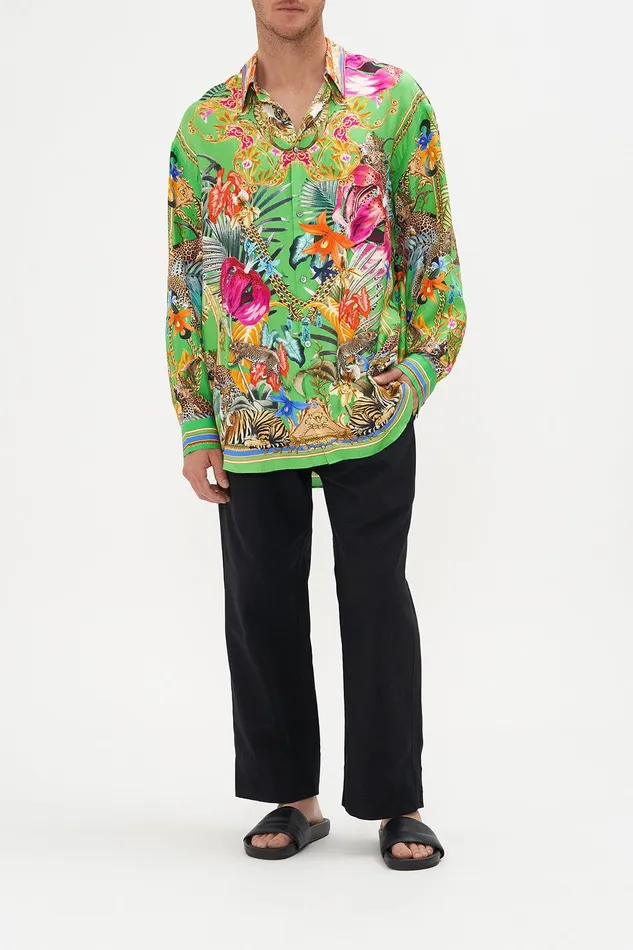 Camilla Sale Mens Mens Oversized Shirt Curious And Curiouser 8211 Mens