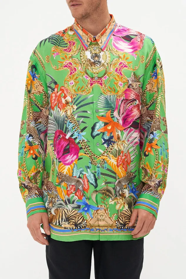 Camilla Sale Mens Mens Oversized Shirt Curious And Curiouser 8211 Mens