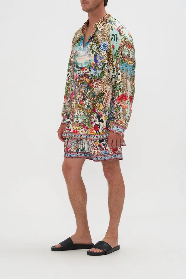 Camilla Shirts Mens Oversized Shirt Mickey Takes A Trip 8211 Mens