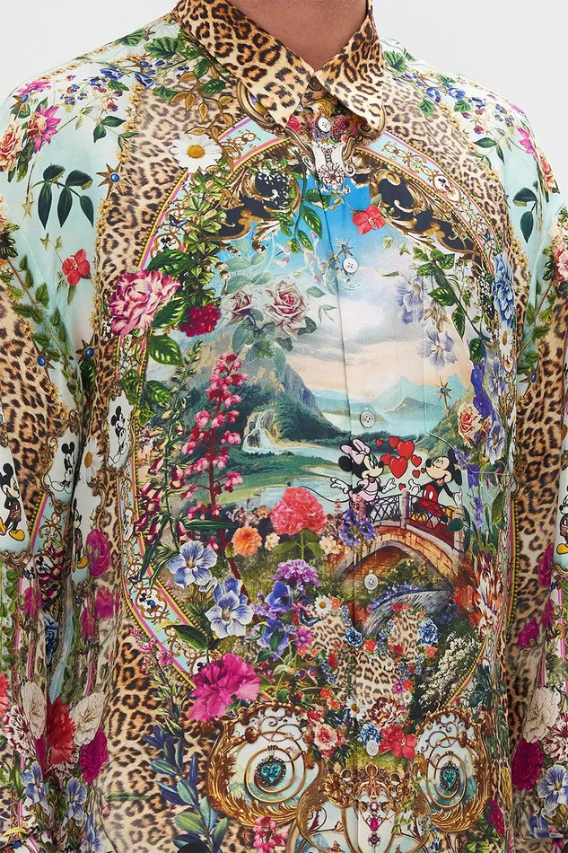 Camilla Shirts Mens Oversized Shirt Mickey Takes A Trip 8211 Mens