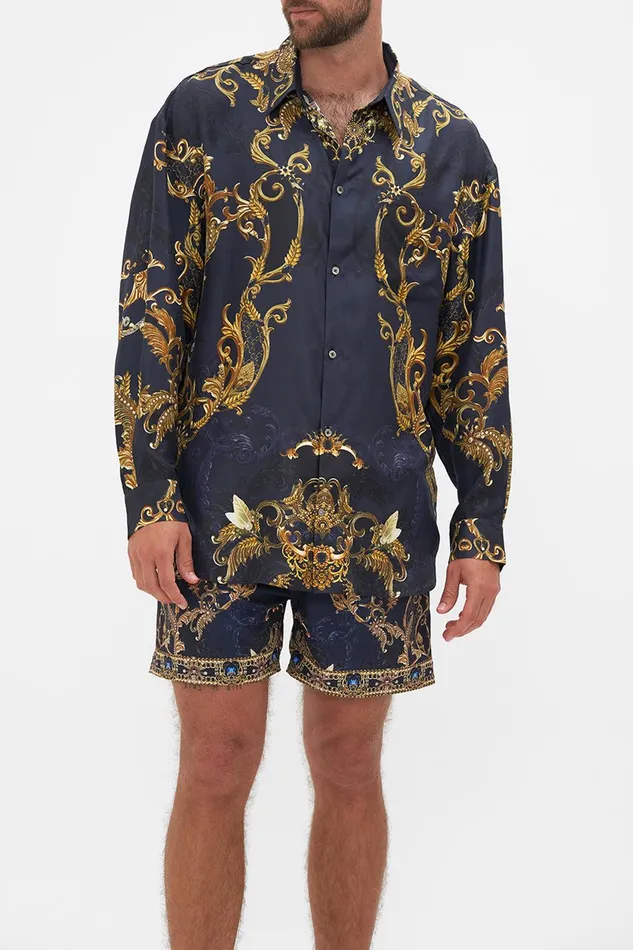 Camilla Shirts Mens Oversized Shirt Moonlight Melodies 8211 Mens Camilla Shirts Mens Oversized Shirt Moonlight Melodies 8211 Mens