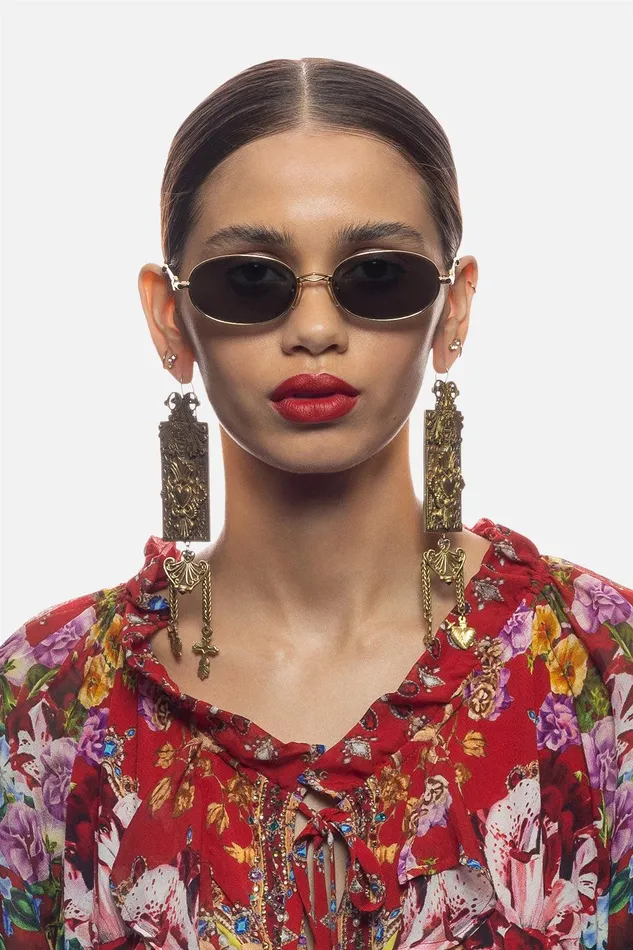 Camilla Sunglasses Day Tripper Sunglasses Soft Gold 8211 Accessories