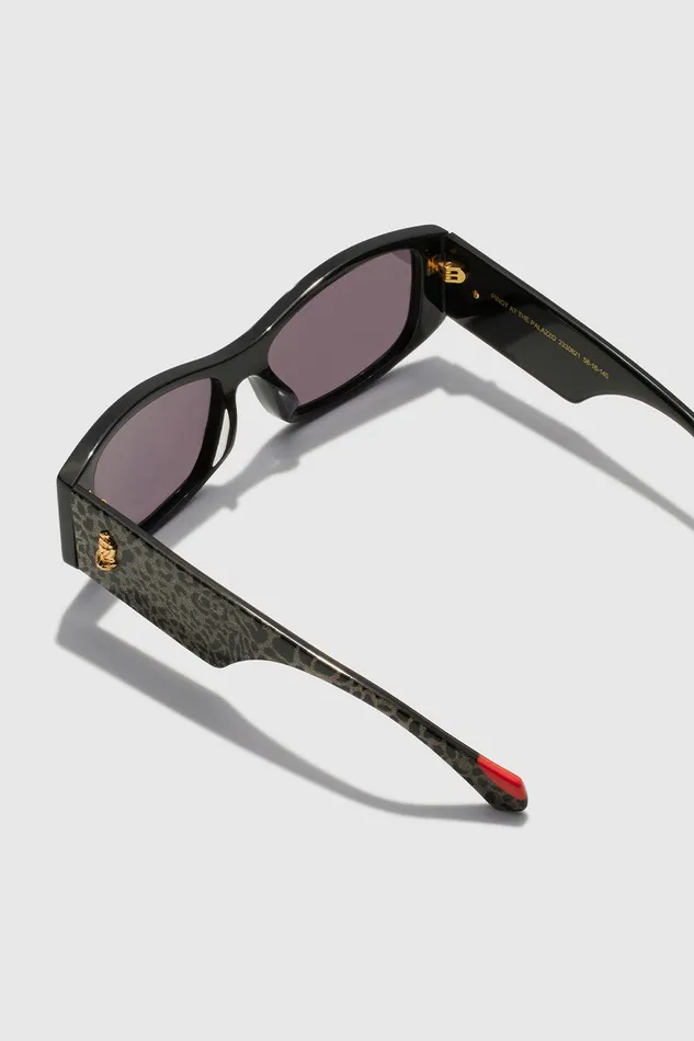Camilla Sunglasses Pinot At The Palazzo Sunglasses Black Brown Glitter Leopard 8211 Accessories