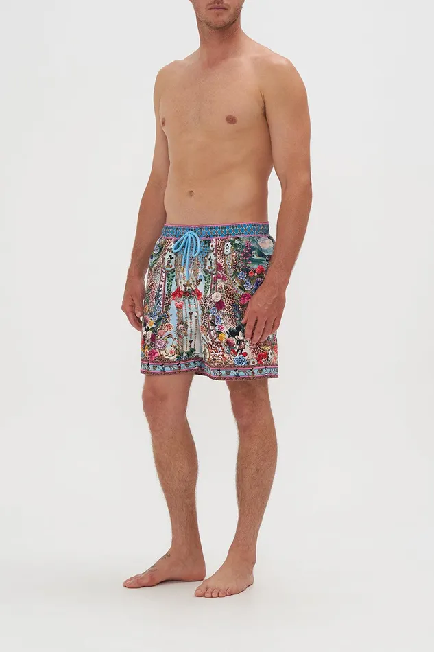 Camilla Swimwear Elastic Waist Boardshort Mickey Takes A Trip 8211 Mens